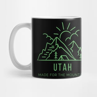 Utah snowboarding - Utah Camping Mug